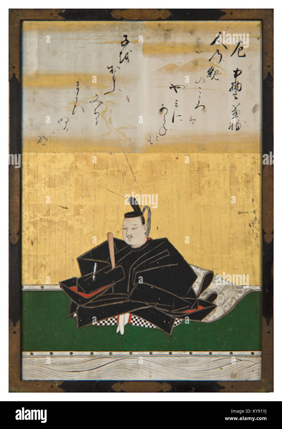 Sanjūrokkasengaku 13 Kanō Naonobu Chūnagon Kanesuke Stock Photo