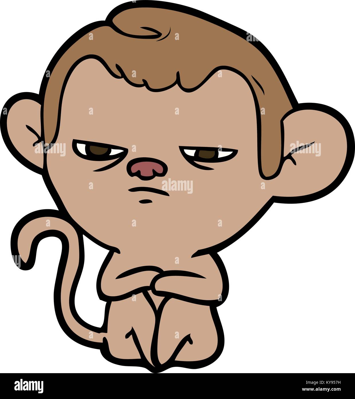 Monkey cartoon art Stock Vector Images - Alamy