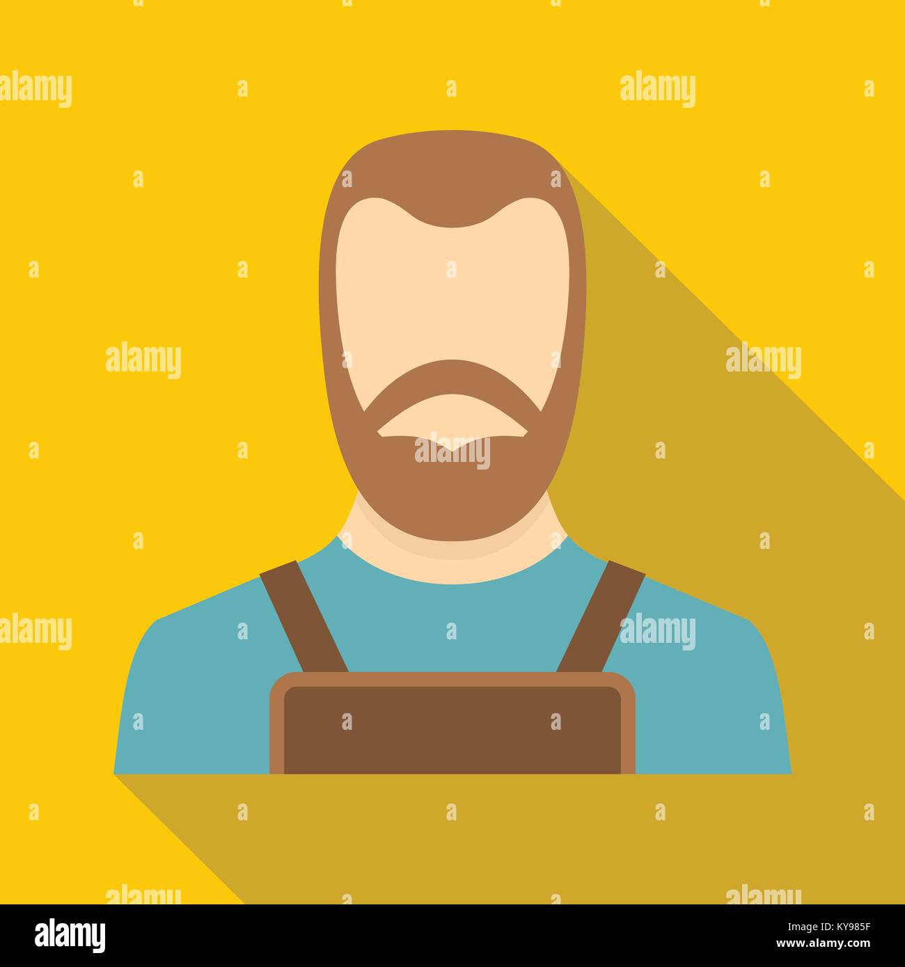 Blacksmith icon. Flat illustration of blacksmith vector icon for web ...