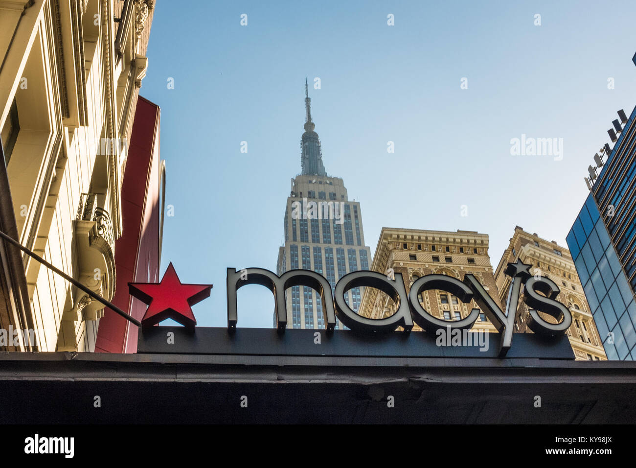 Macy's department store located on Herald Square in Manhattan, New York