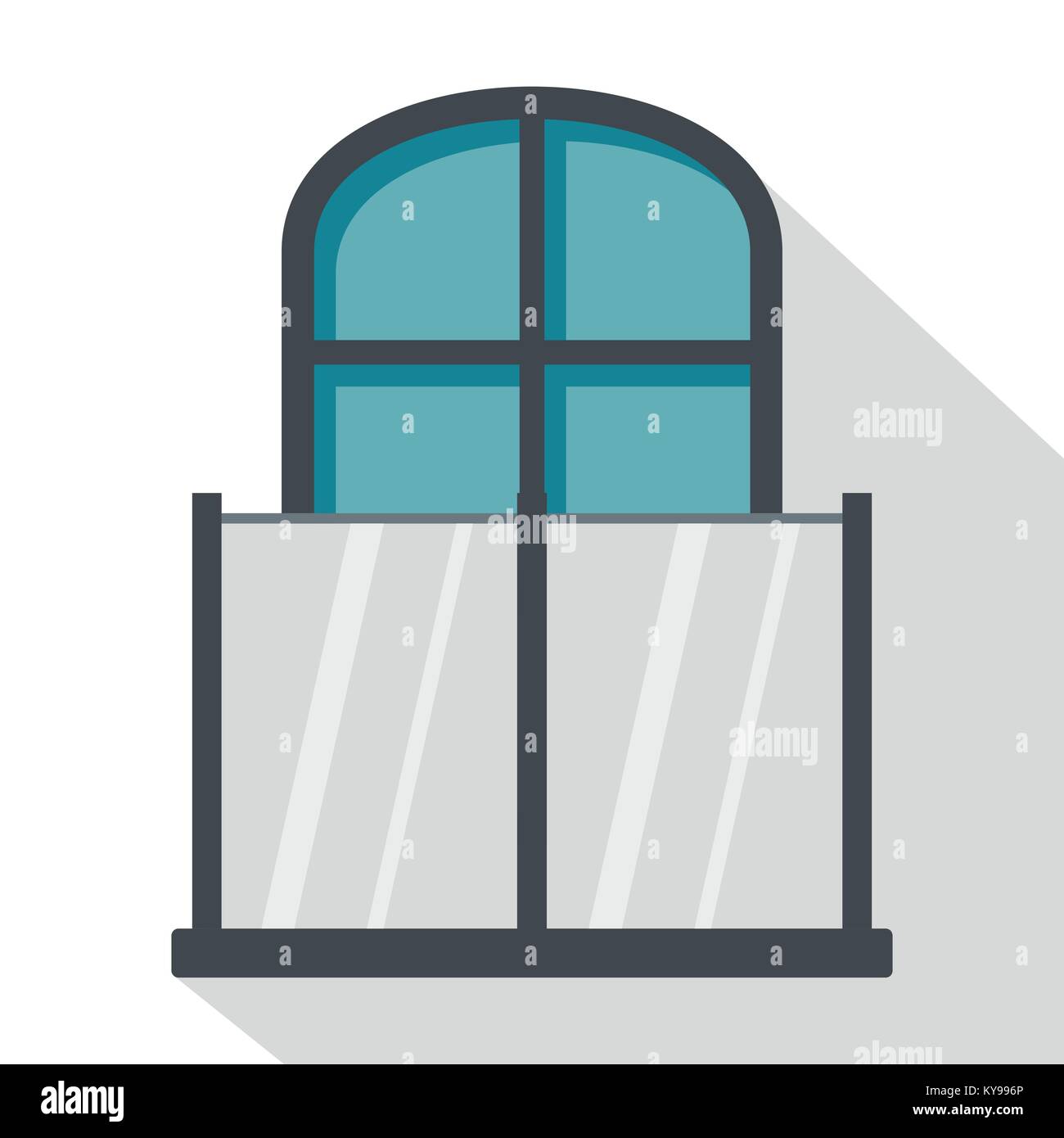 Detail of arched stone window Stock Vector Images - Alamy