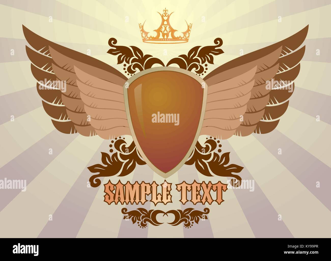 Heraldic design (vector Stock Vector Image & Art - Alamy