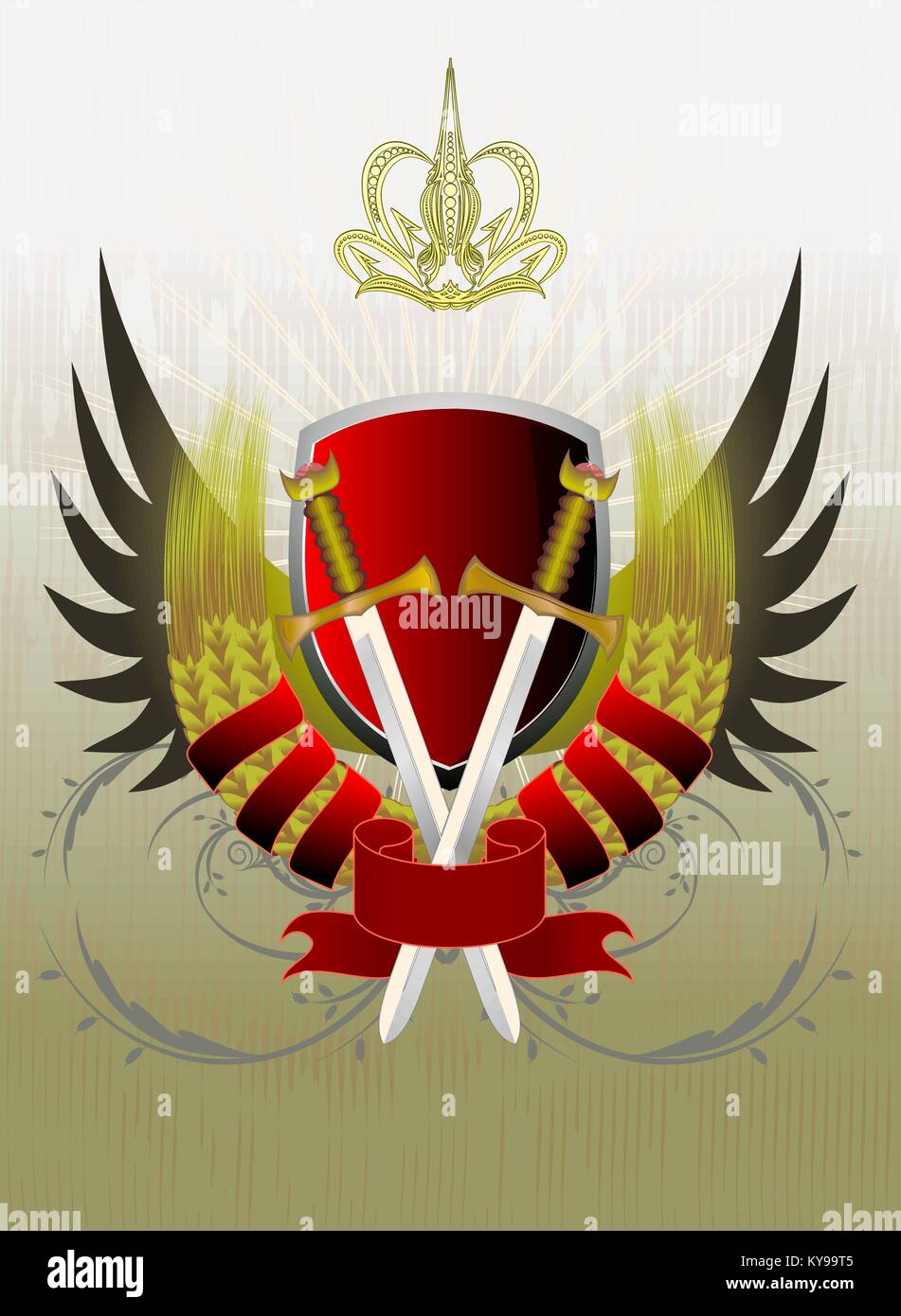heraldic design (vector Stock Vector Image & Art - Alamy