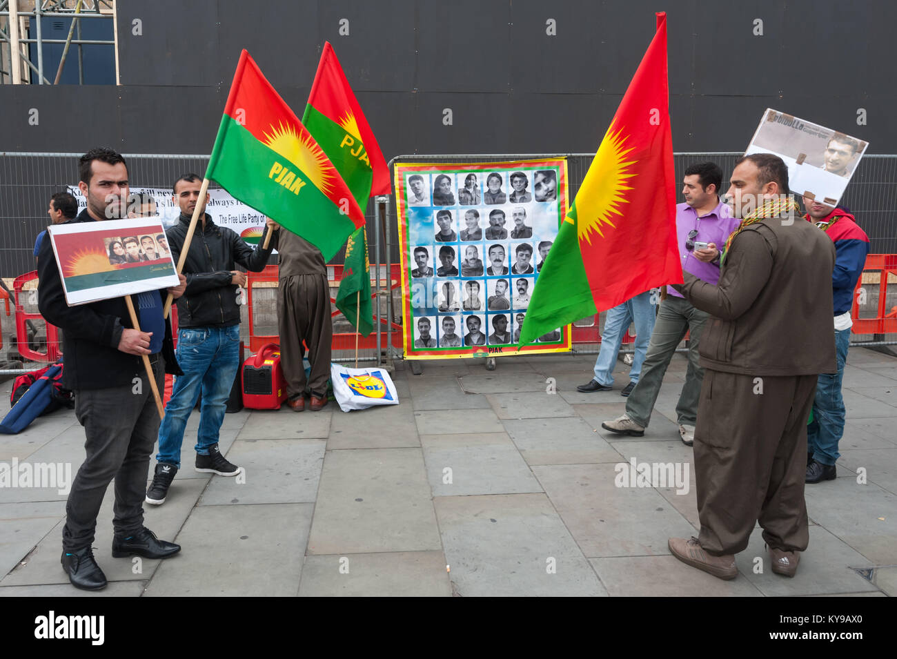 Supporters of the Party of Free Life of Kurdistan remember its martyrs  killed in the fight against Iran and ISIS Stock Photo - Alamy
