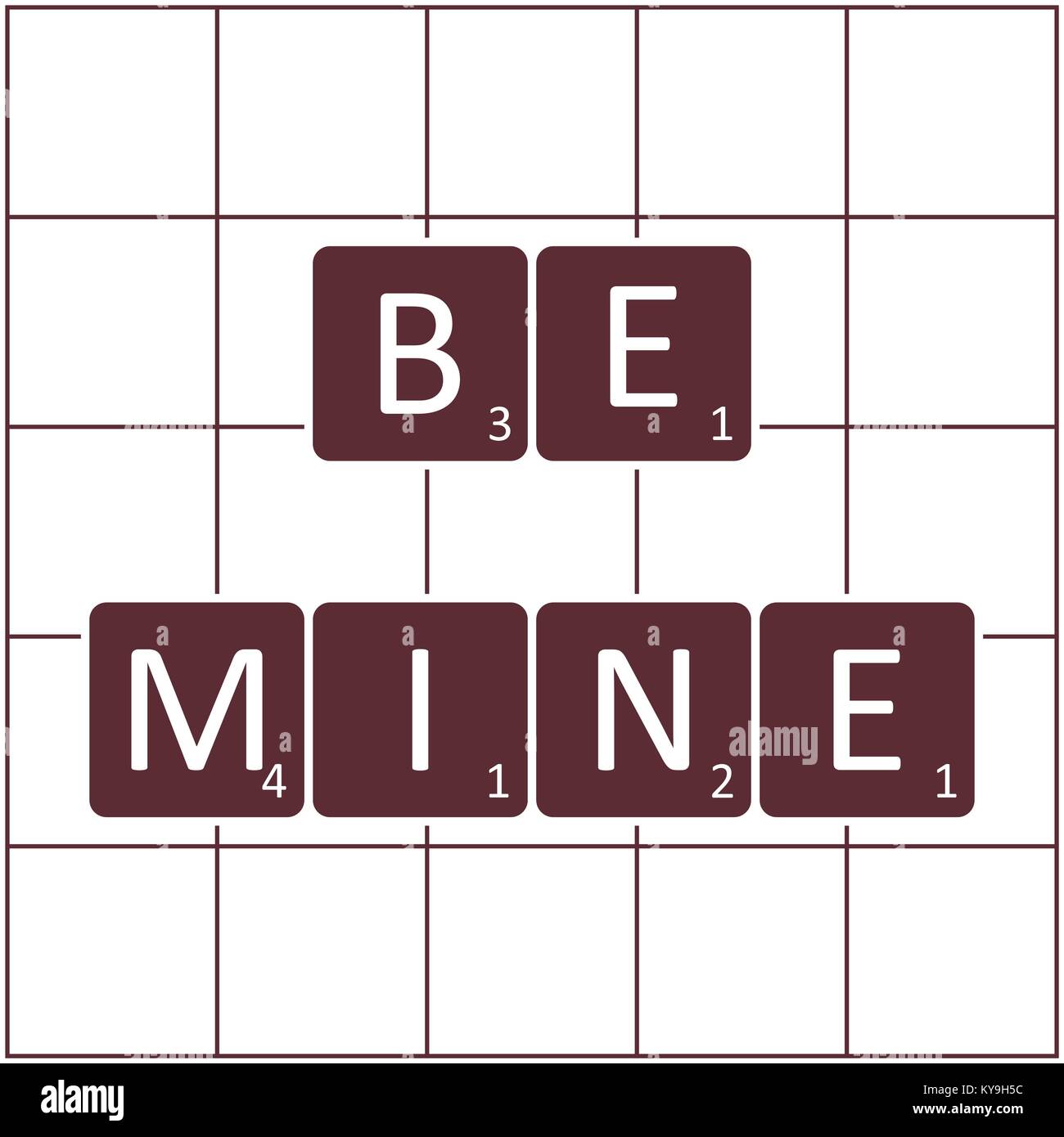 Scrabble word Stock Vector Images - Page 3 - Alamy