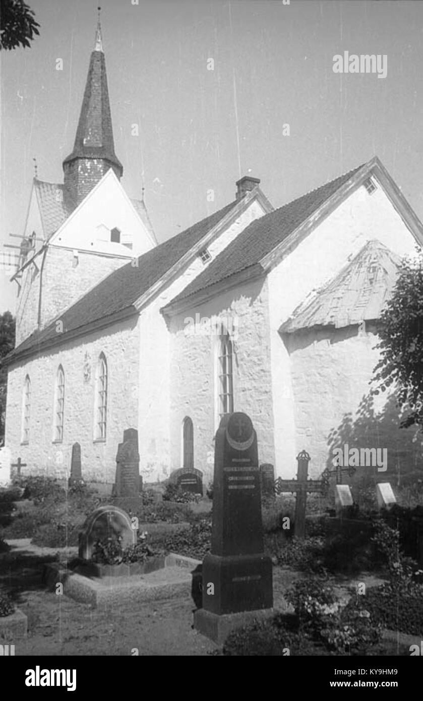Røde Kirke is a historic church in Denmark known for its unique red-colored exterior. The church's striking appearance makes it a distinctive landmark in the region, offering insight into Danish architectural and religious history. Stock Photo