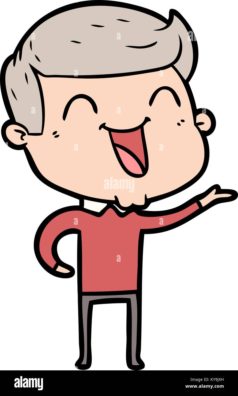 cartoon man laughing Stock Vector Image & Art Alamy