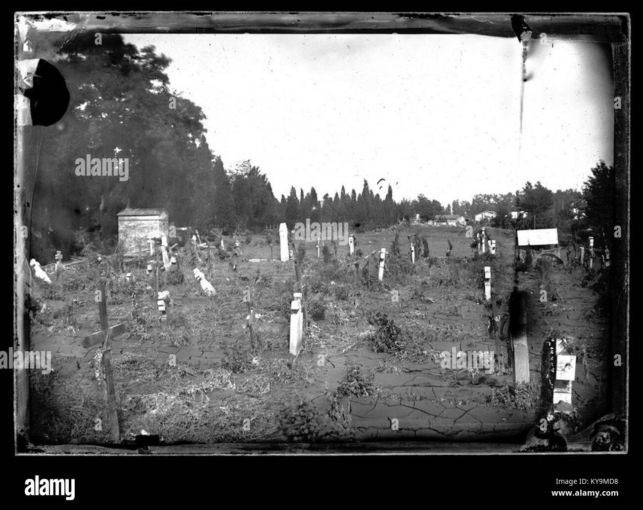 Toulouse Inondation Cimetiere De Rapas D Une Autre Main 1875 Fonds Trutat 51fi257 Stock Photo Alamy