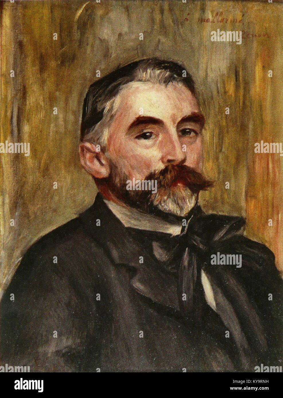 Pierre-Auguste Renoir - Stéphane Mallarmé Stock Photo
