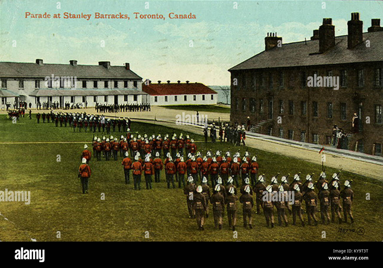 Photo postcard soldiers at Stanley Barracks. Toronto Canada c. 1915 Photo postcard soldiers at Stanley Barracks. Toronto Canada c. 1915