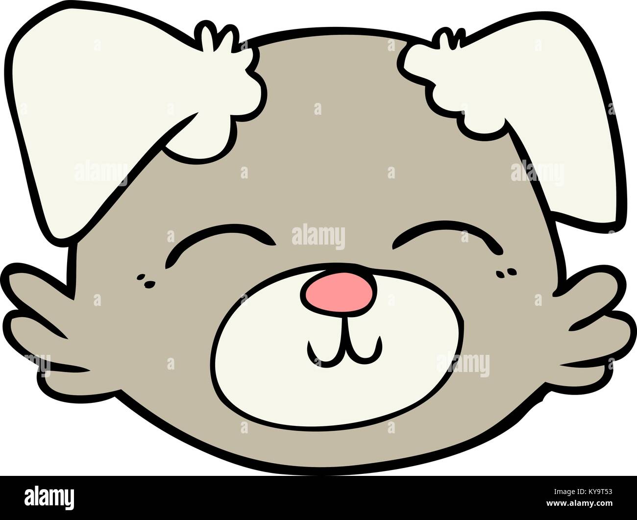 cartoon dog face Stock Vector Image & Art - Alamy