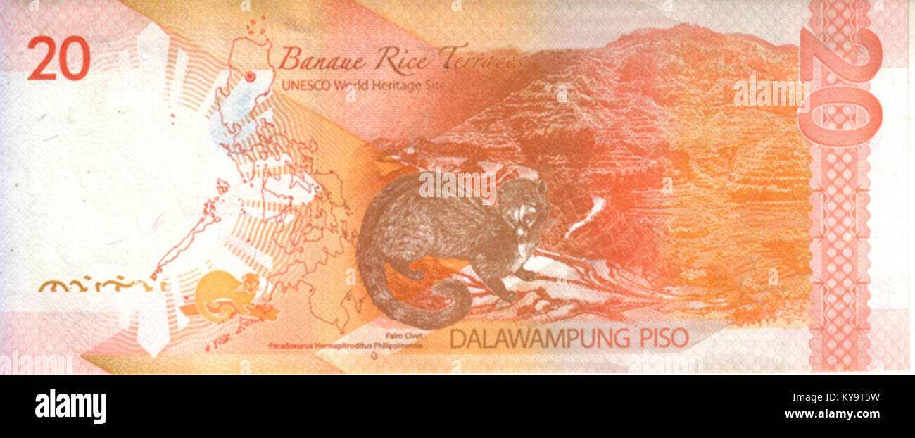 The new PHP20 banknote features enhanced security features and design