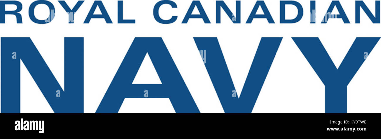 Royal Canadian Navy Graphic Identifier (EN) Stock Photo