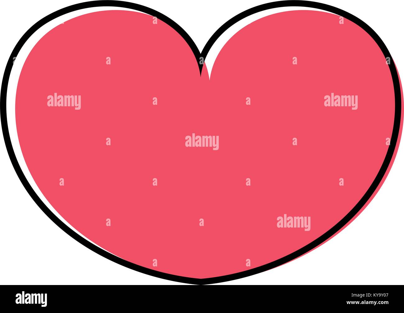 color passion heart sign of love design Stock Vector Image & Art - Alamy