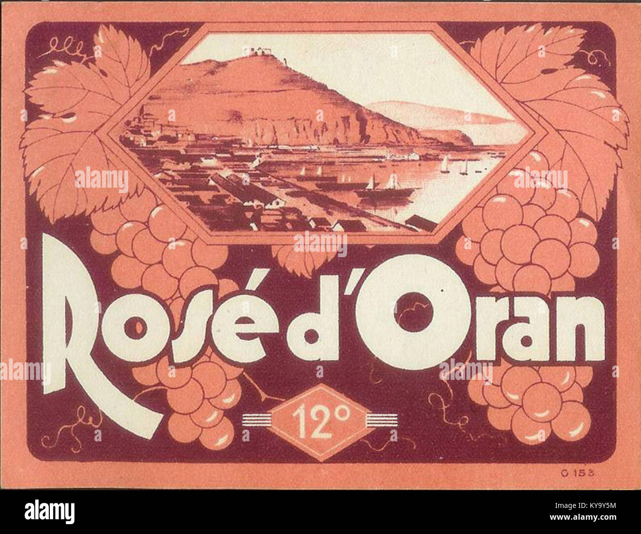 Rosé d'Oran 12° 1925 Stock Photo Alamy
