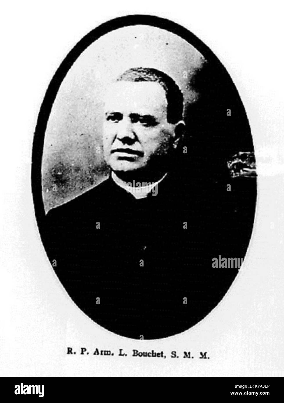A photograph of R.P. Armand L. Bouchet, a prominent figure within the ...