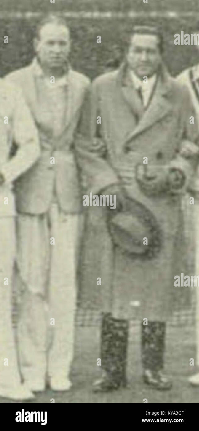 Norman Farquharson and Béla von Kehrling, 1929, Budapest Stock Photo