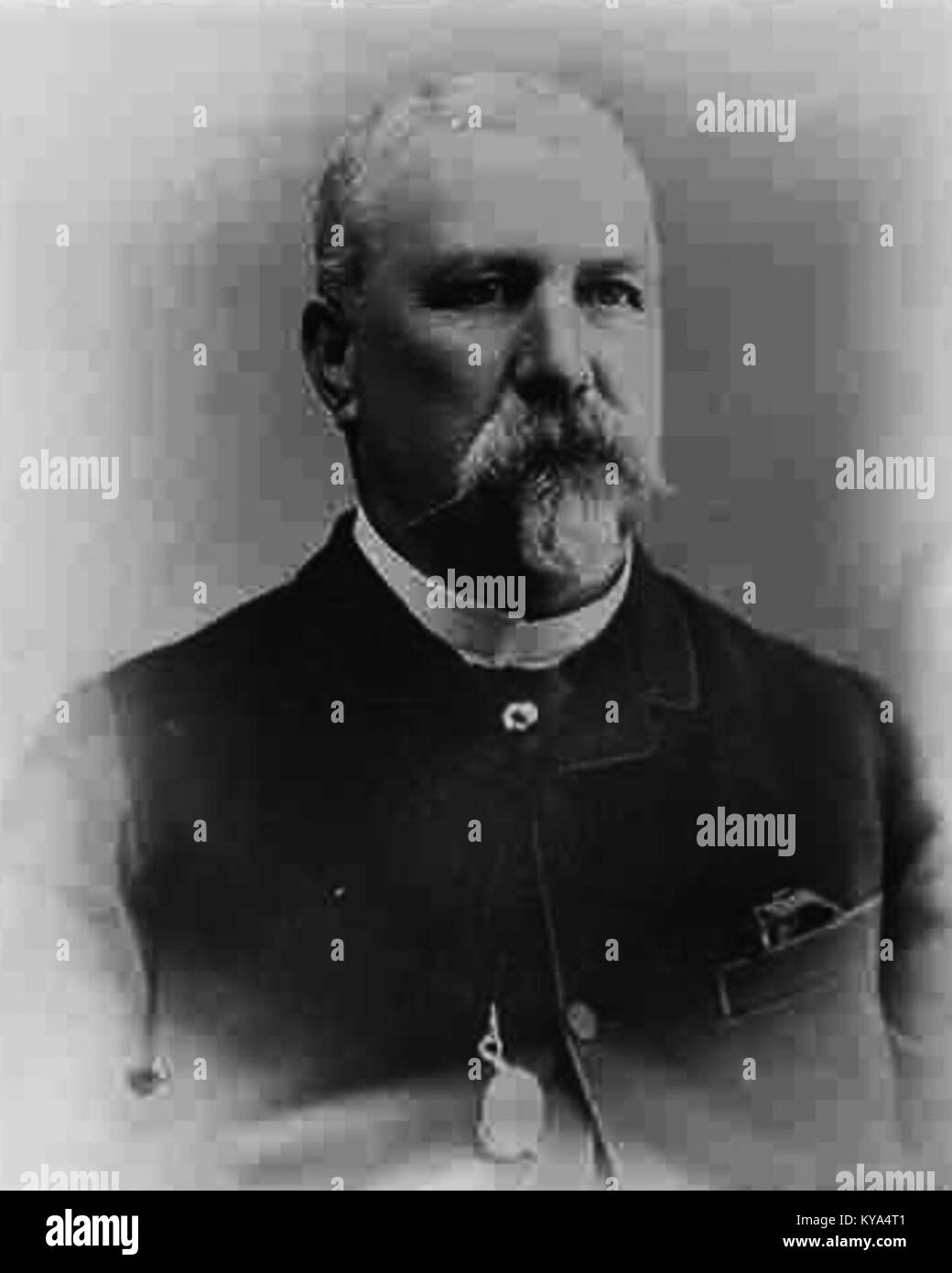 William John von Peterswald, Commissioner of Police for South Australia, 1882-1896 Stock Photo