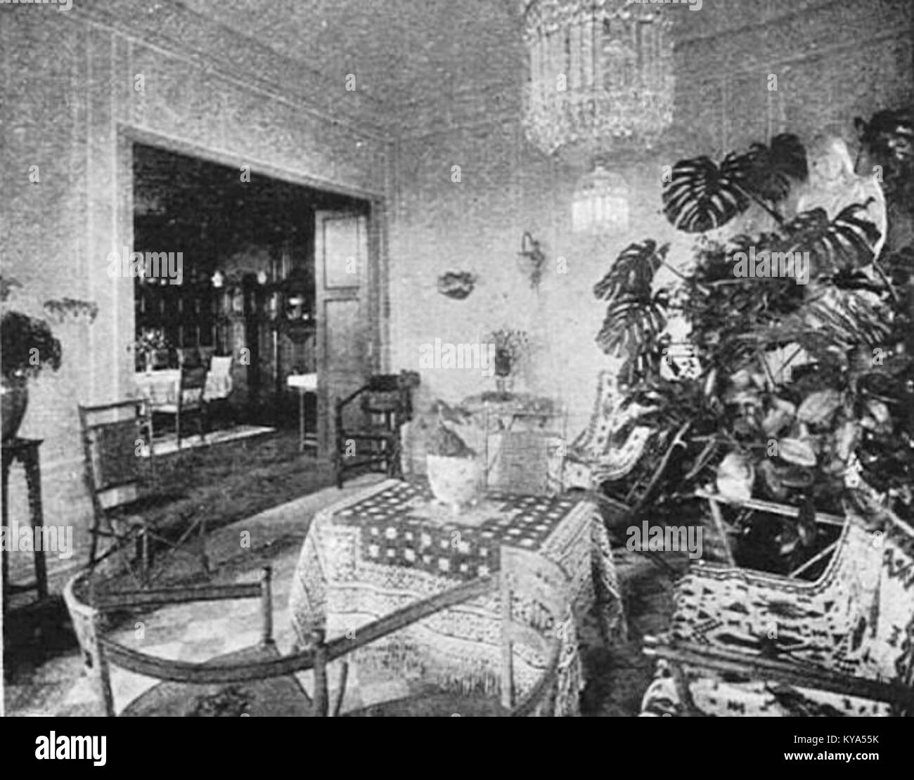 Image shows interior design Black and White Stock Photos & Images - Alamy