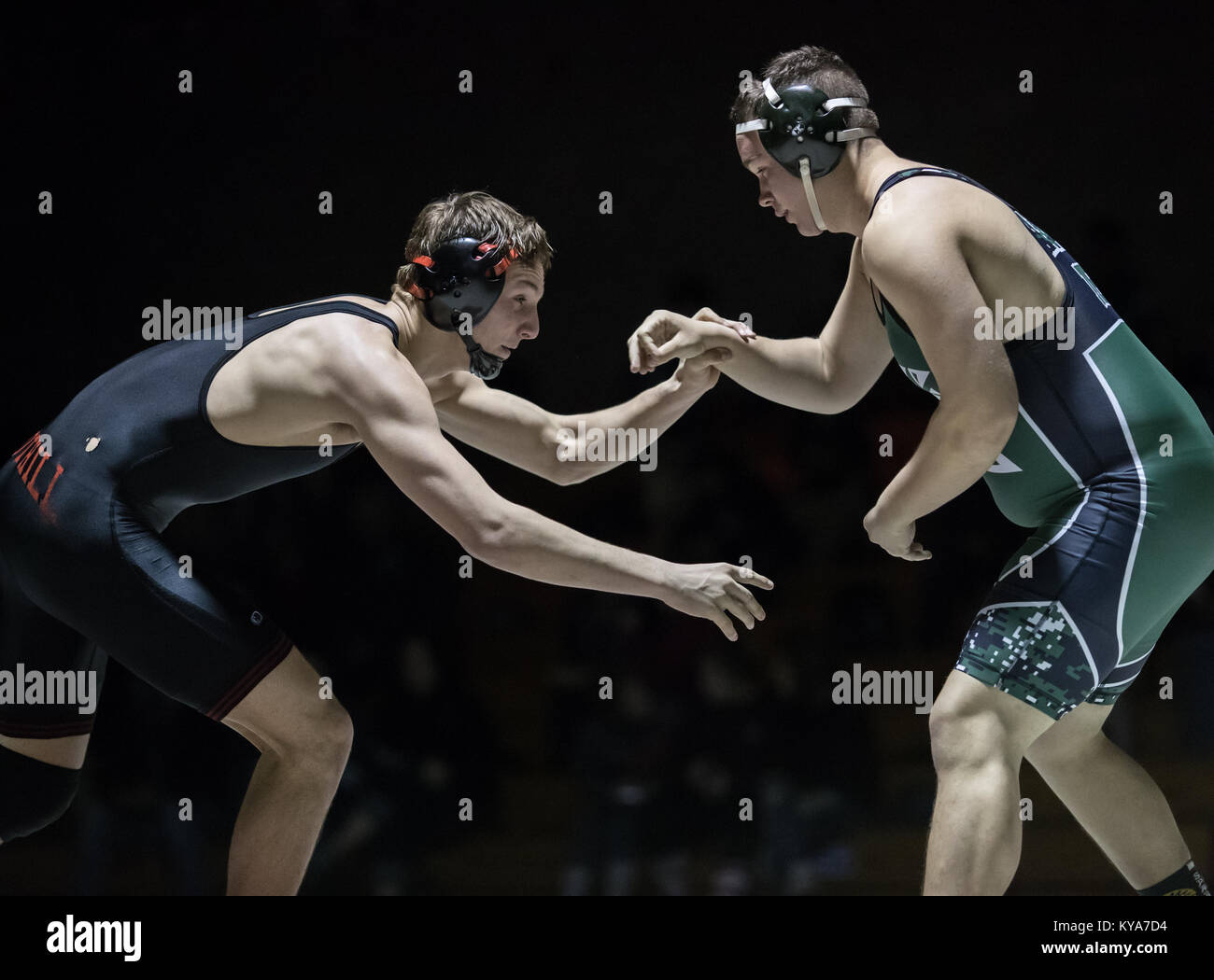Wrestling Action With Red Bluff Vs Foothill High School Under The 