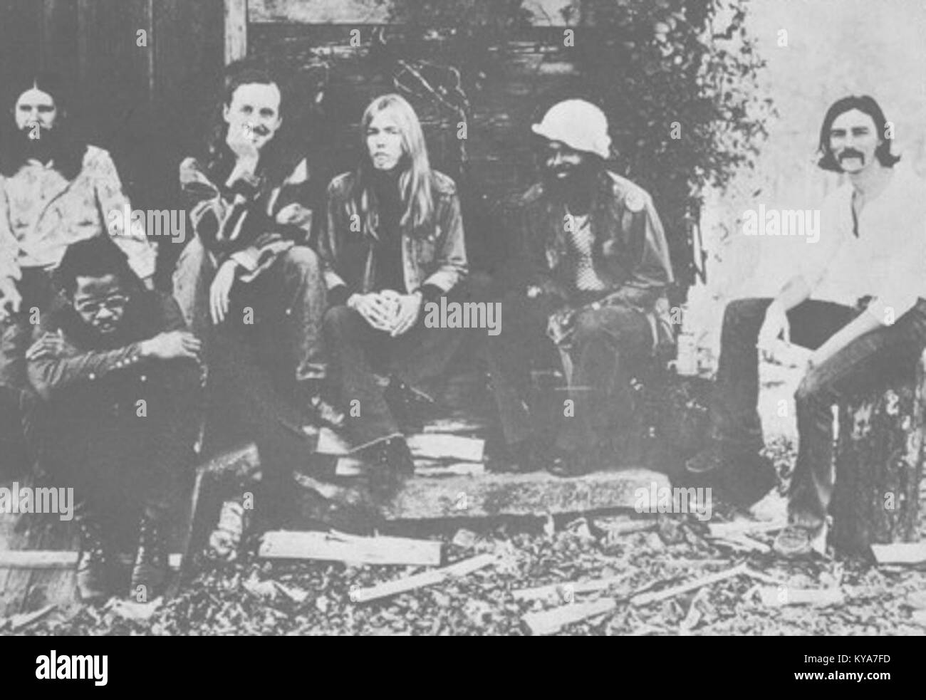 The Allman Brothers Band (1975) Stock Photo