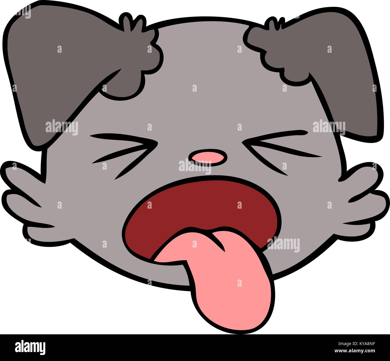 cartoon dog face Stock Vector Image & Art - Alamy