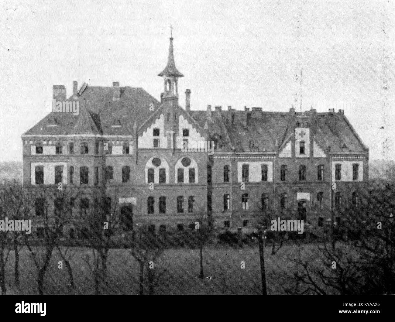Szpital Bethesda w Gnieźnie (1911) Stock Photo