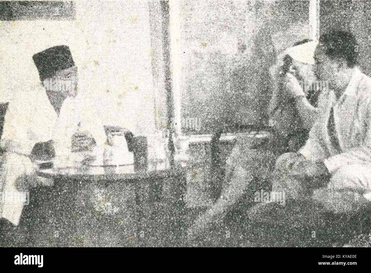 Sukarno meeting press, Impressions of the Fight ... in Indonesia, p4 Stock Photo