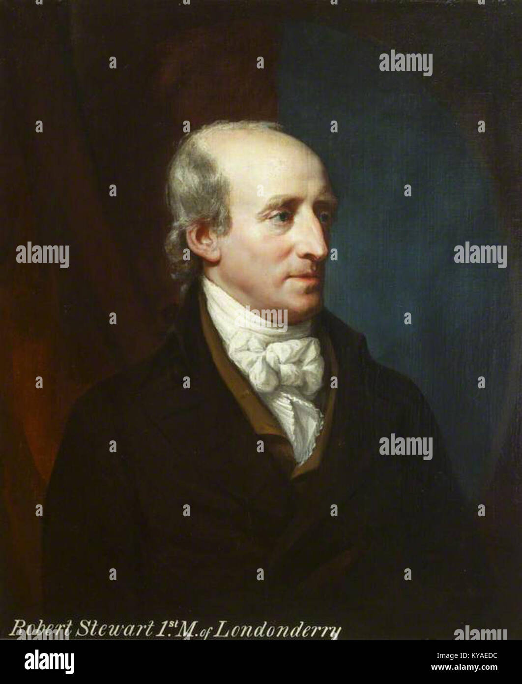 Robert Stewart (1739–1821), 1st Marquess of Londonderry, MP by Hugh Douglas Hamilton Stock Photo