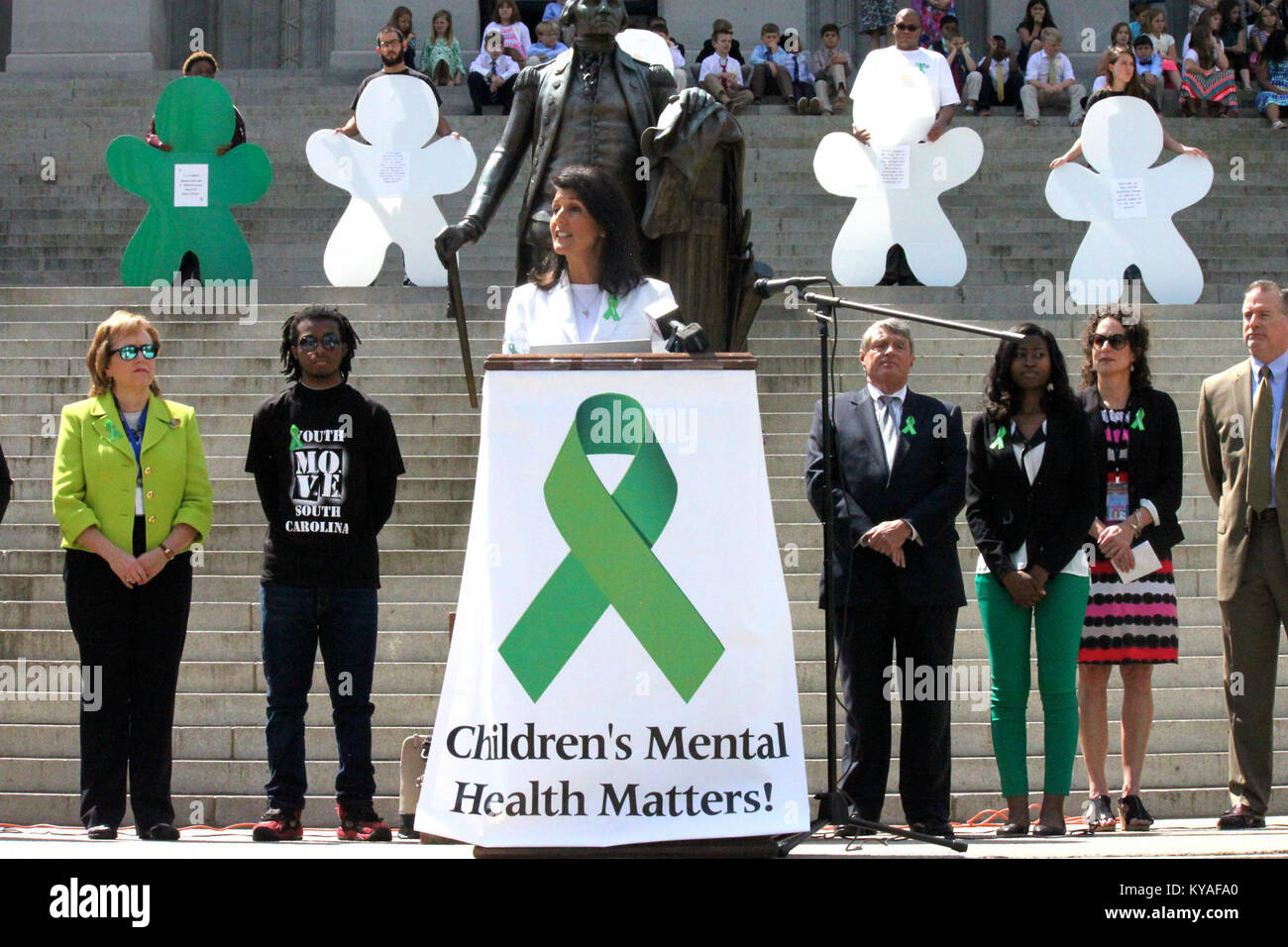 Nikki Haley Children’s Mental Health Awareness Week Rally (26210606823) Stock Photo