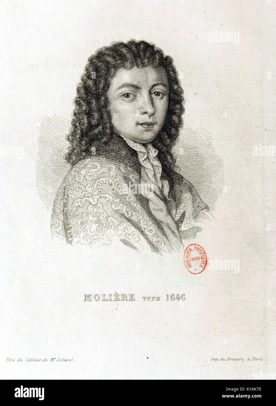 Molière vers 1646 Stock Photo - Alamy