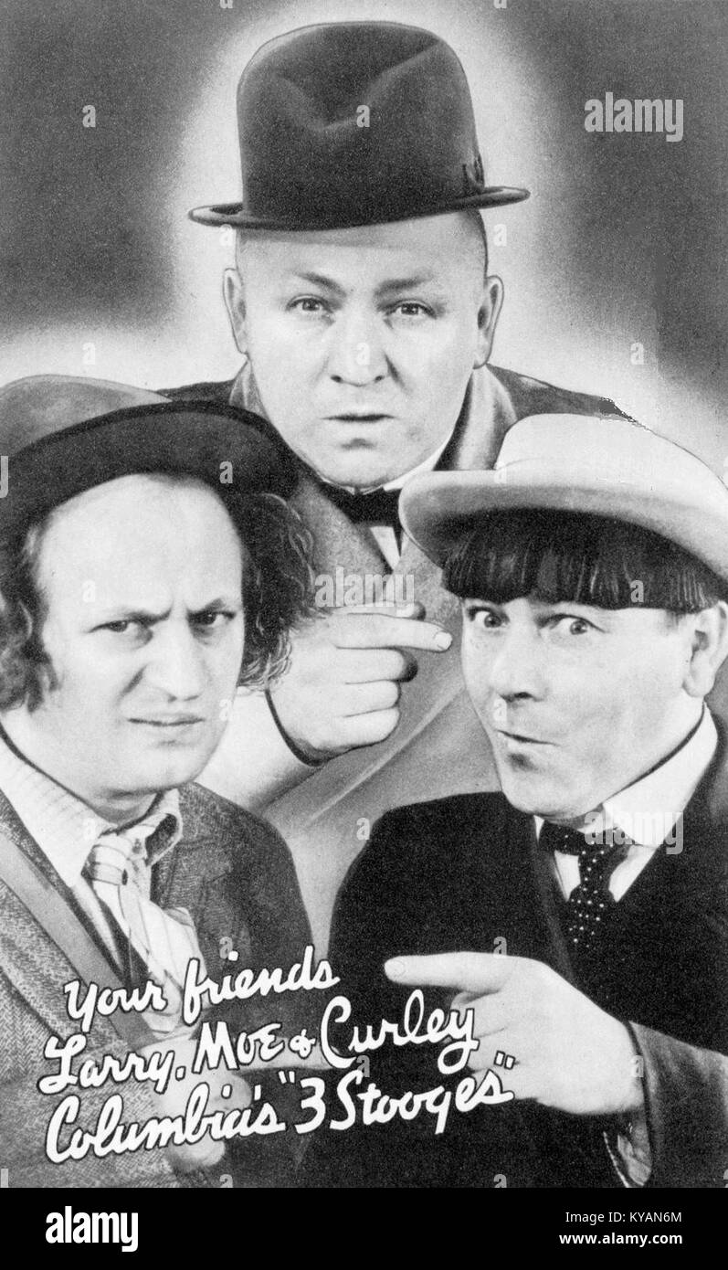 Three Stooges 1937 Stock Photo