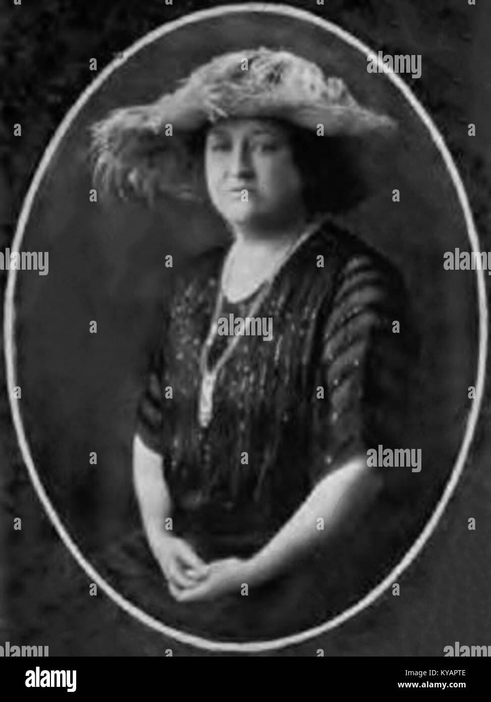 Mrs. W.E. Silverwood, 1922 President of the Kate Tupper Galpin Shakespeare Club, Who's who among the women of California Stock Photo