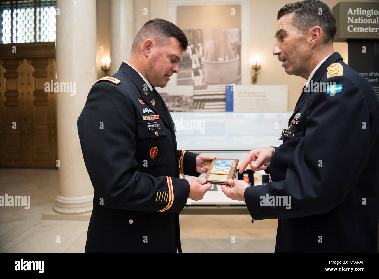 Supreme Commander of Swedish Armed Forces Gen. Micael Bydén Conducts a