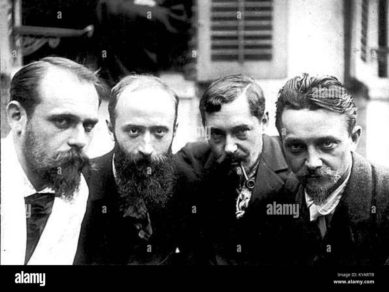 Ker-Xavier Roussel, Édouard Vuillard, Romain Coolus, Felix Vallotton 1899 Stock Photo