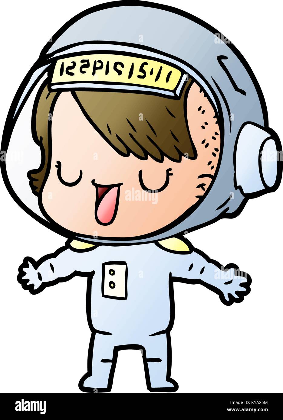 Schattige Astronaut Vangen Ster In De Ruimte Cartoon Vector Pictogram Illustratie Wetenschap Technologie Geisoleerd 43857078