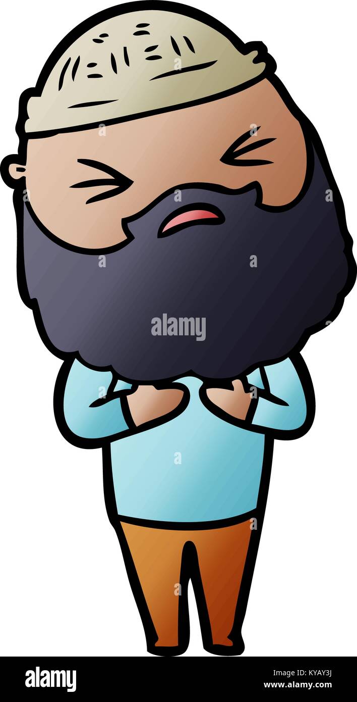 cartoon man with beard Stock Vector Image & Art Alamy