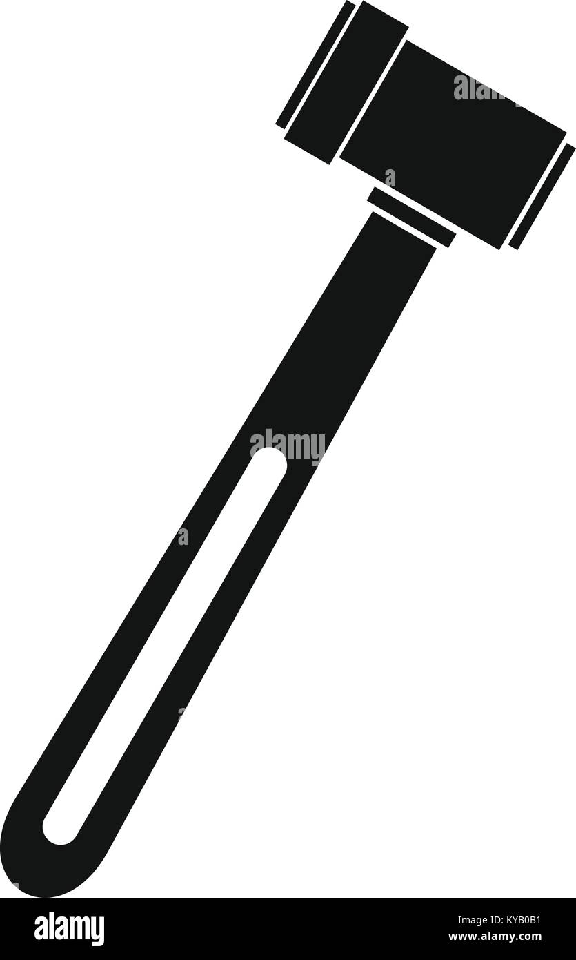 Medical hammer icon. Simple illustration of medical hammer vector icon