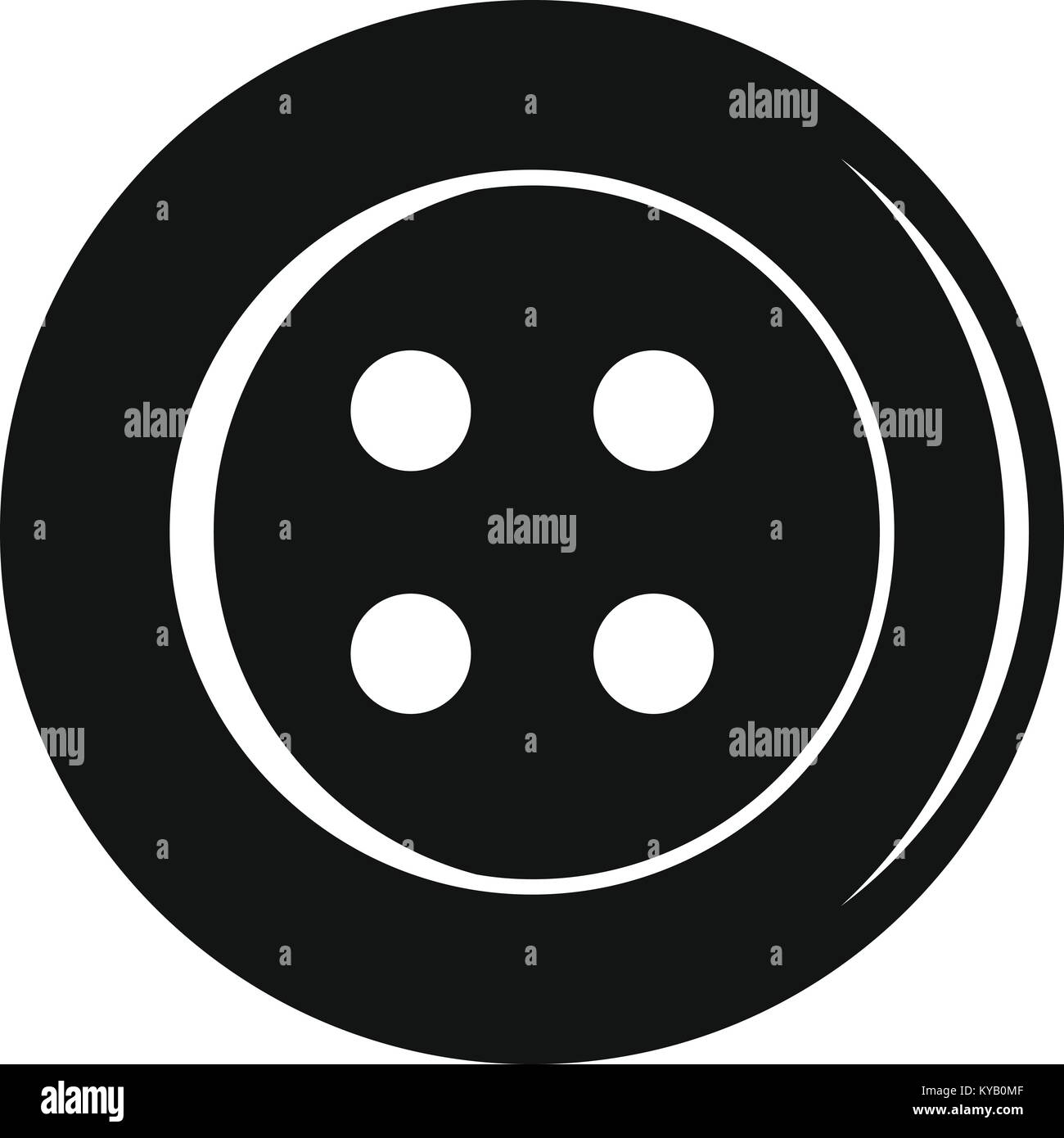 Sewing button hole Stock Vector Images - Alamy