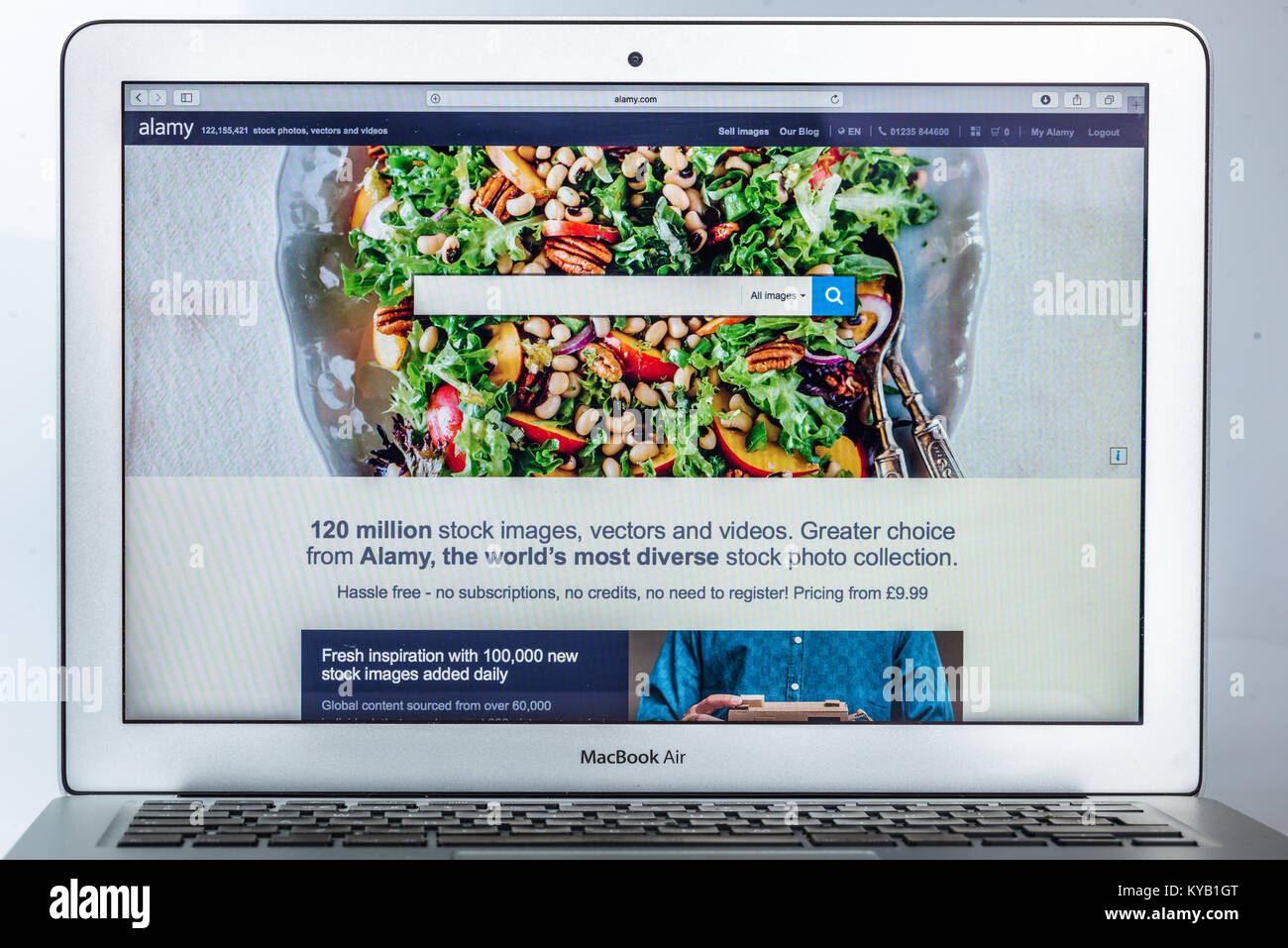 Alamy, UK based online Photography stock library Stock Photo