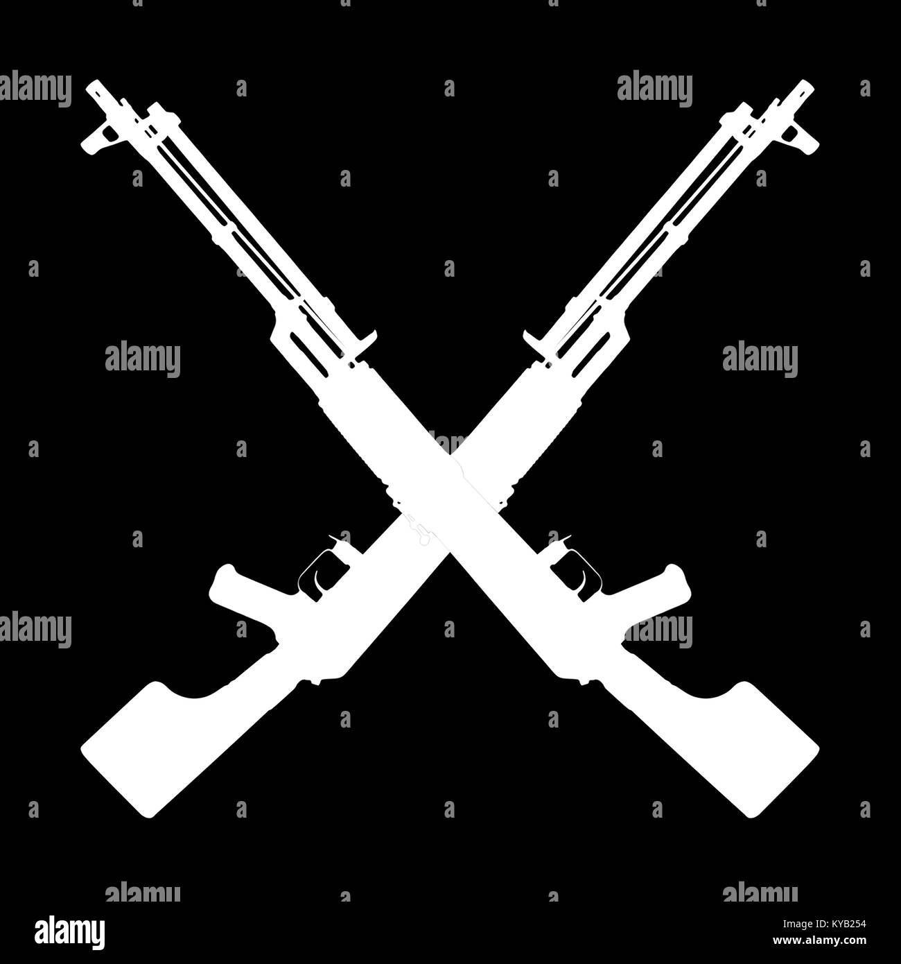 Crossed Weapon High Resolution Stock Photography And Images Alamy