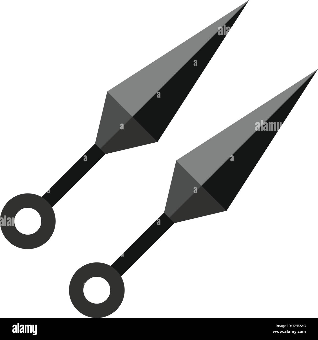 Kunai Cut Out Stock Images & Pictures - Alamy