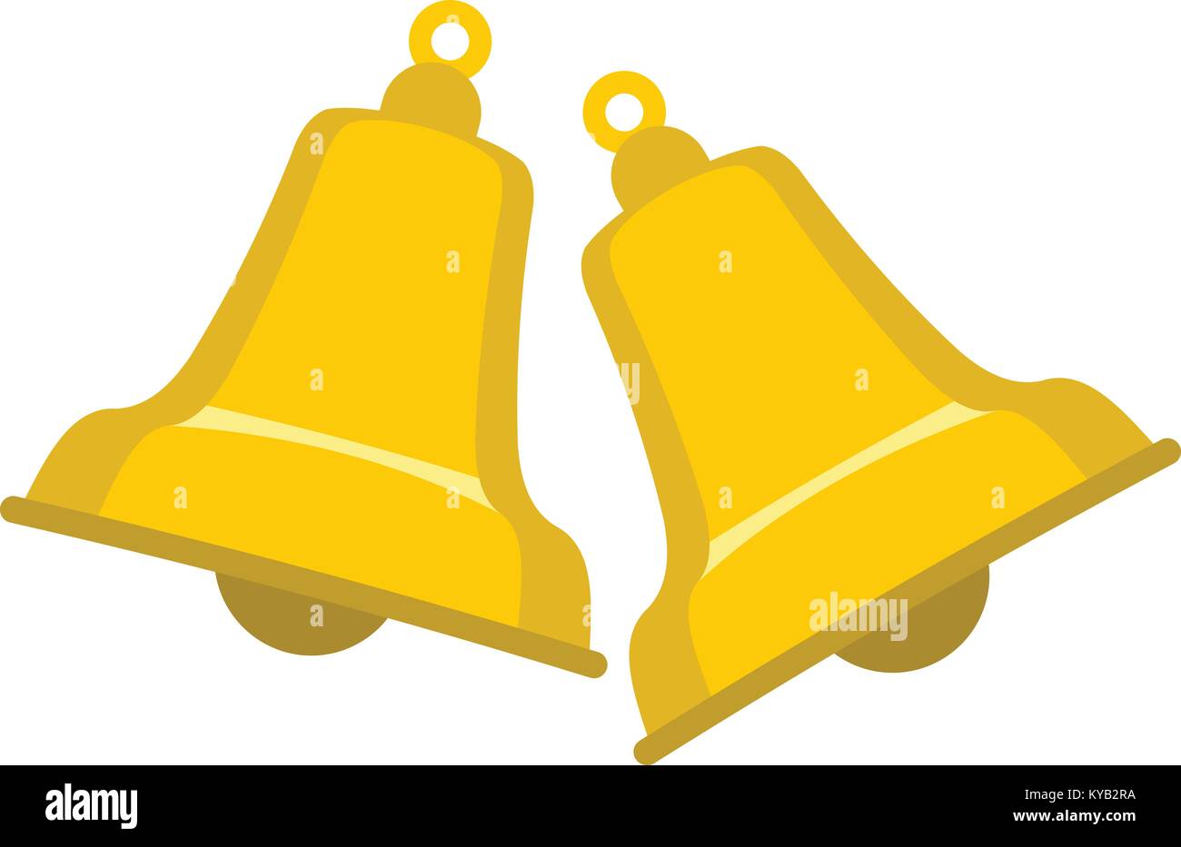 Two church bells Stock Vector Images - Alamy
