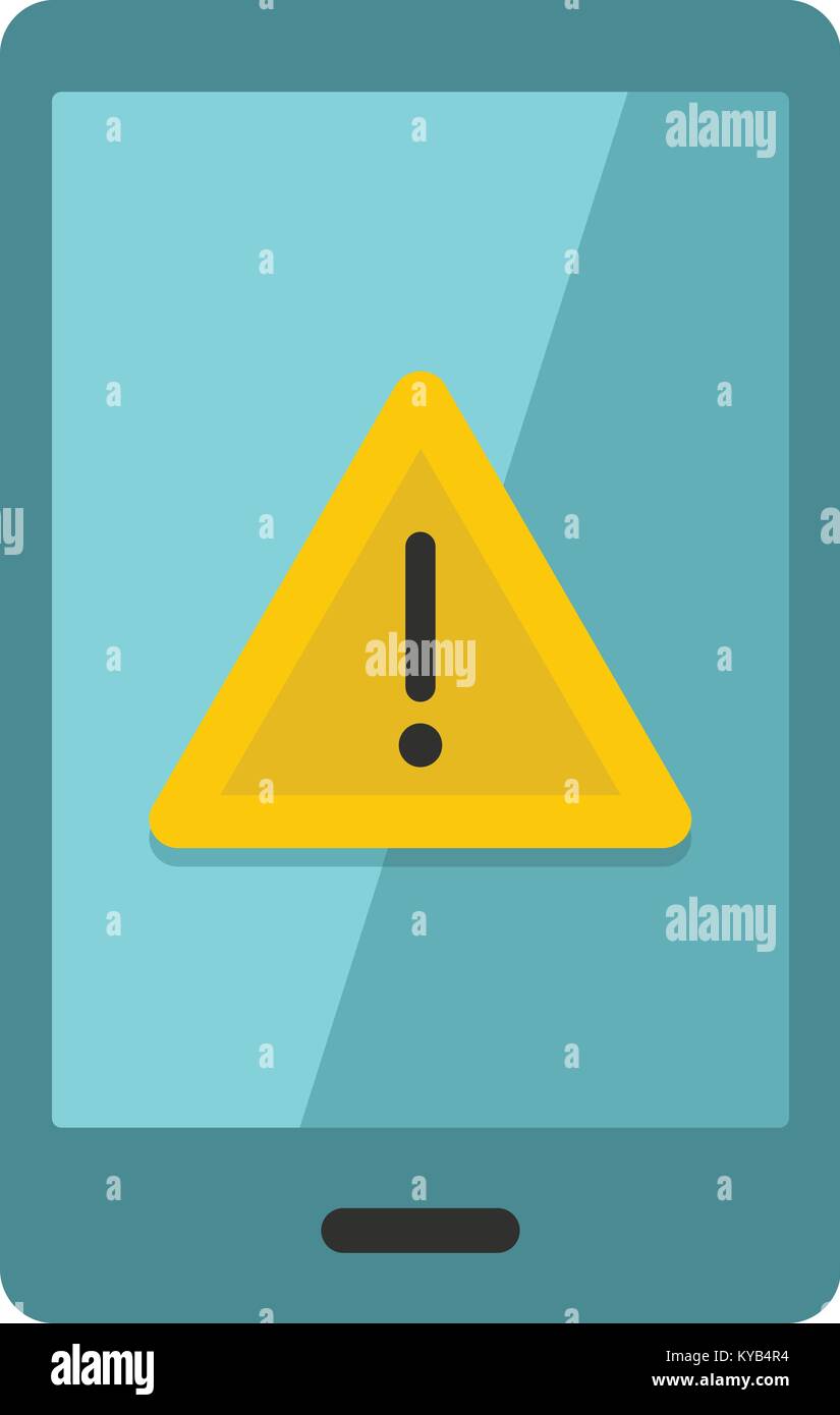 Not working phone icon flat isolated on white background vector