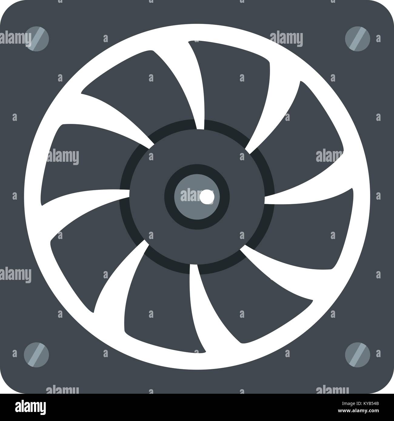 Computer power supply fan icon isolated Stock Vector Image & Art - Alamy
