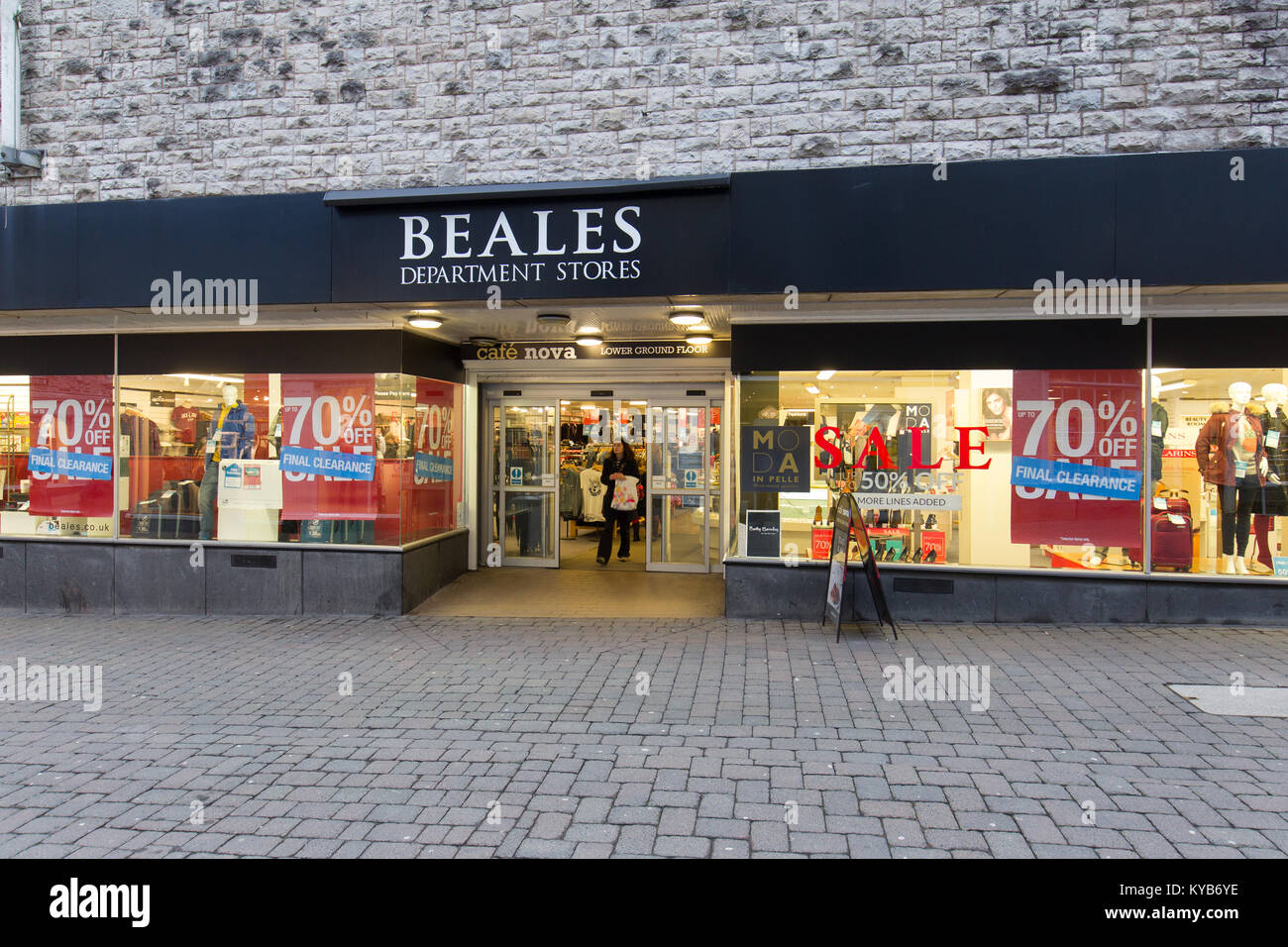 Beales department store Kendal Cumbria Stock Photo Alamy