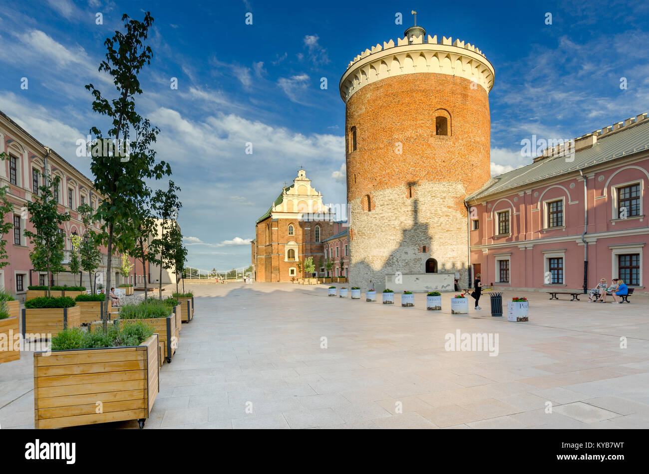 Royal castle in Lublin, Poland, Europe Stock Photo