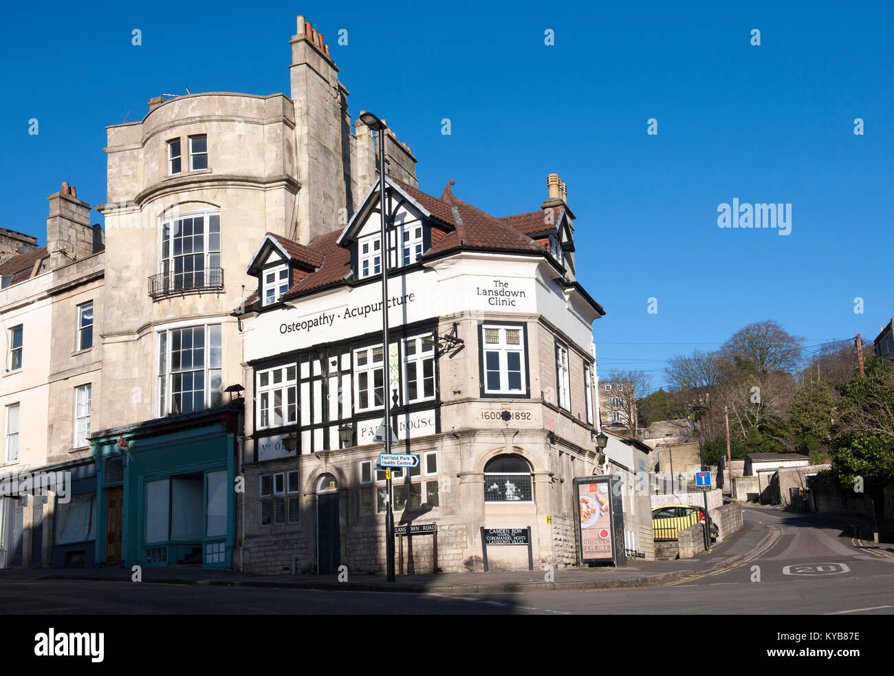 Ye Old Farmhouse a closed public house and Bath landmark Lansdown