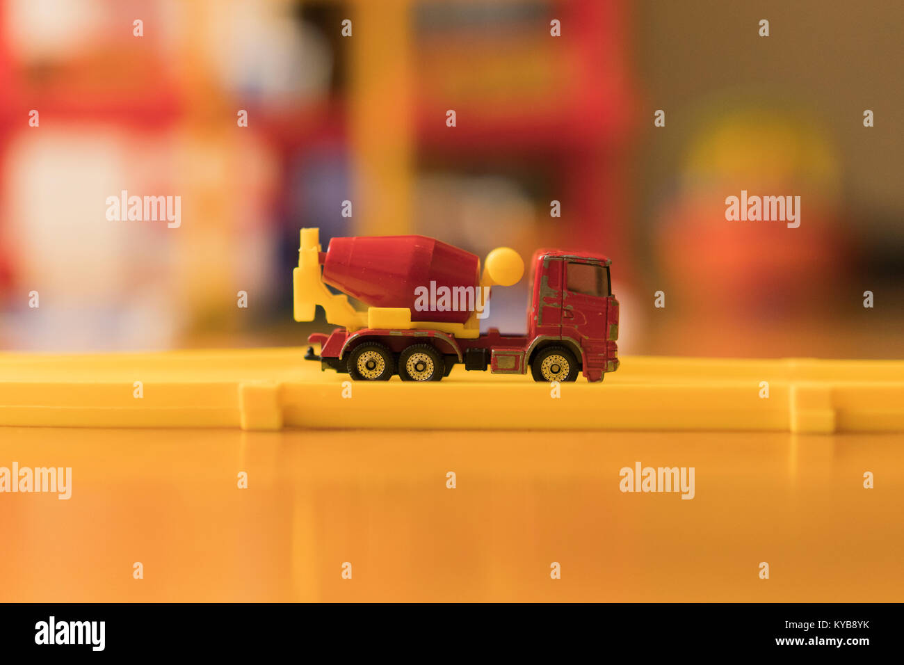 children-s-machine-concrete-truck-stock-photo-alamy