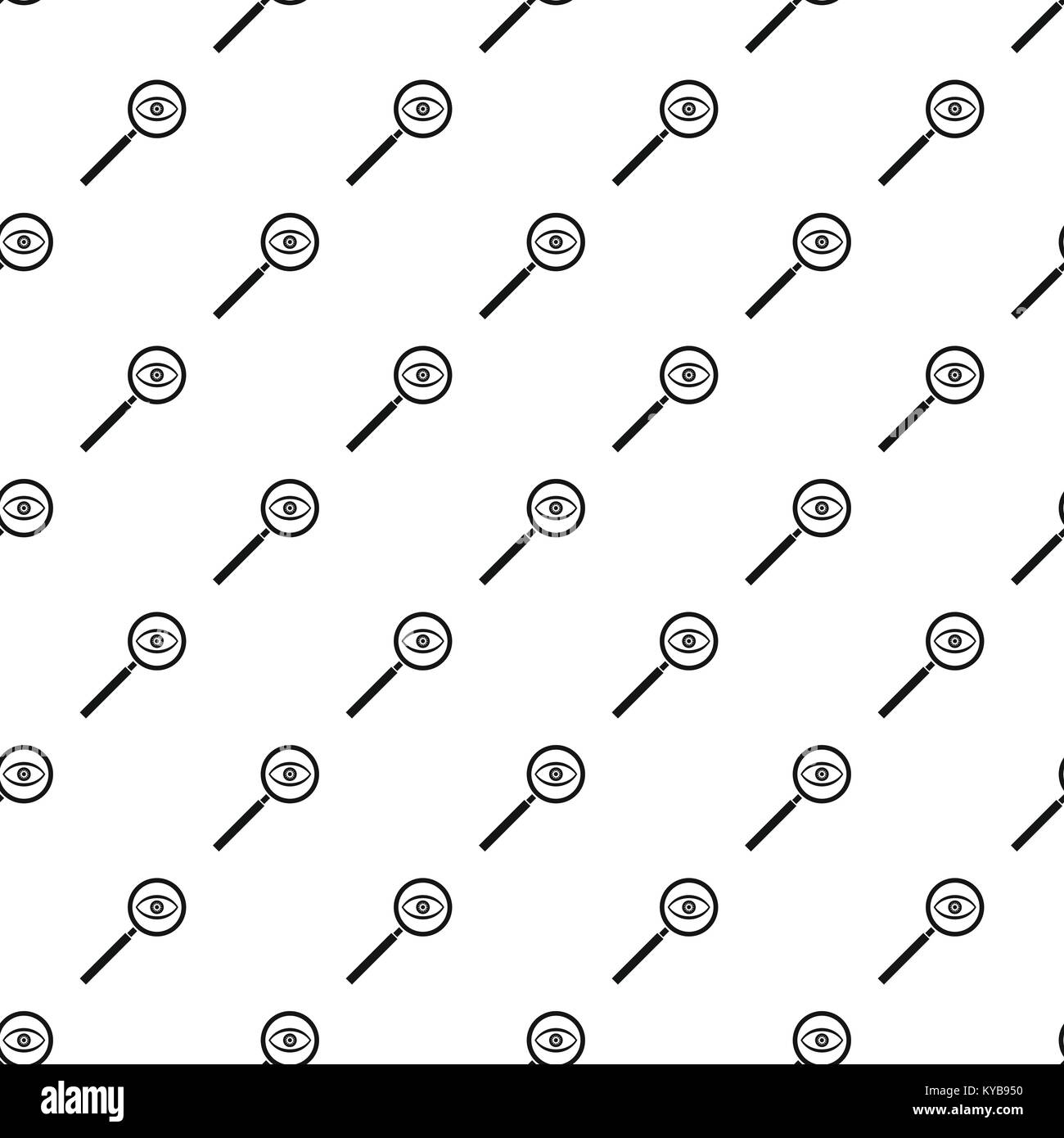 Magnifying glass pattern vector Stock Vector Image & Art - Alamy